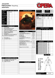 Ficha de King Kong
